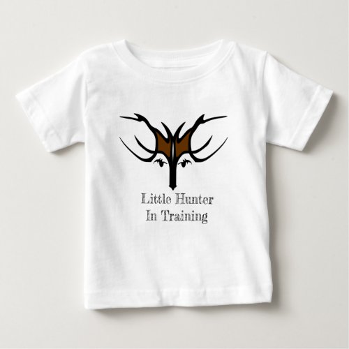 Little Hunter in Training Baby T_Shirt