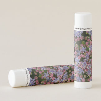Little Hydrangea Flowers Pattern Lip Balm