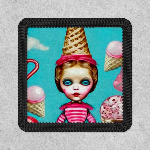 Little Ice Cream Doll Patch