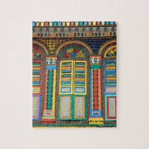 Little India Singapore colonial architecture Jigsaw Puzzle