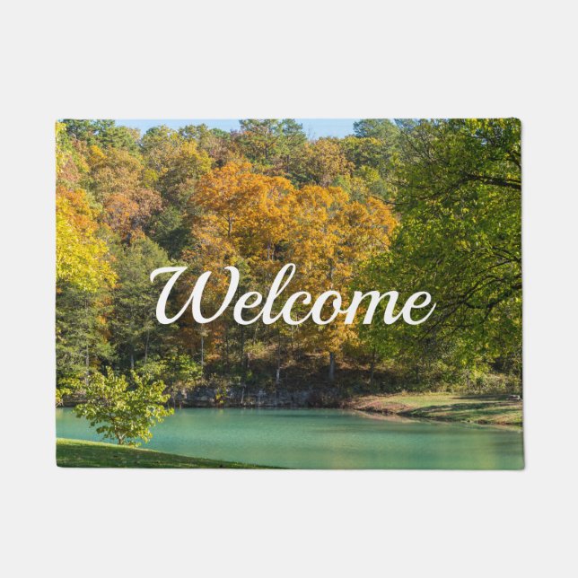 Little Indian Goldie Welcome Doormat (Front)