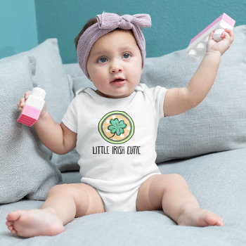 Little Irish Cutie | St. Patrick's Day Baby Shirts by whupsadaisy at Zazzle