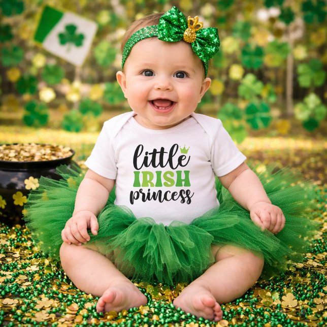 Little Irish Princess Baby Bodysuit (Creator Uploaded)