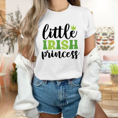 little Irish Princess St Patricks Day T_Shirt