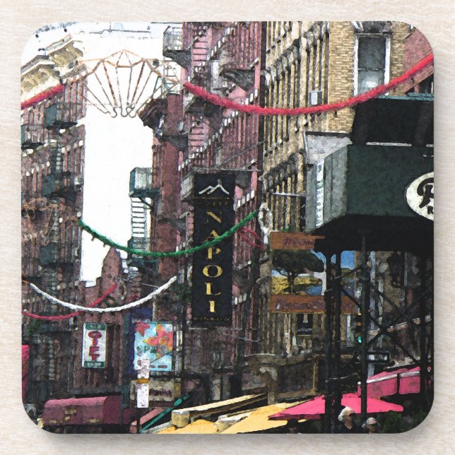 Little Italy fresco Drink Coaster (Front)