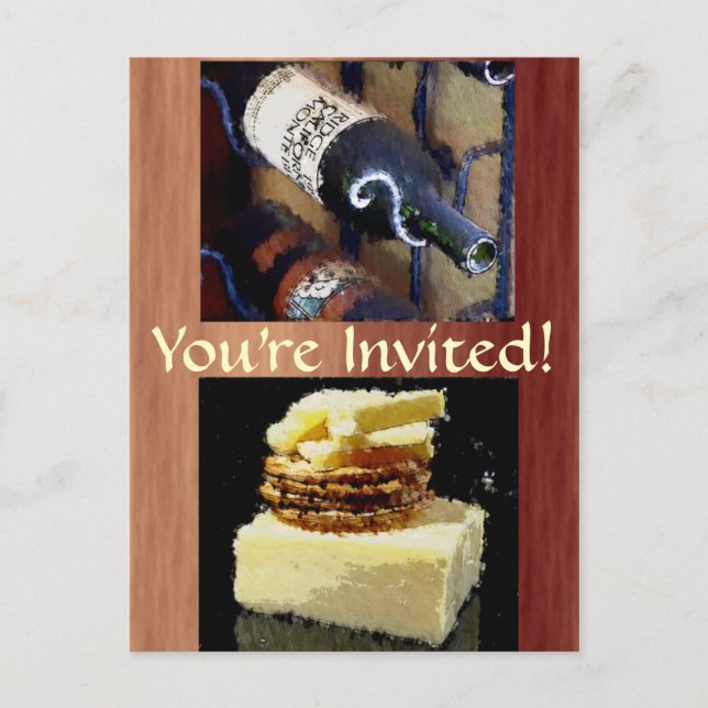 Little Italy Invitation Postcard (Front)