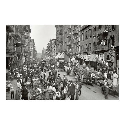 Little Italy _ Mulberry Street _ New York 1900 Photo Print