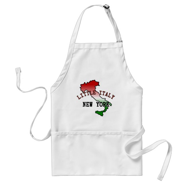 Little Italy New York Adult Apron (Front)