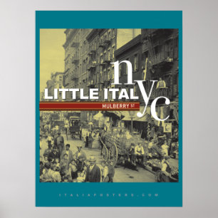 Little Italy New York City Poster