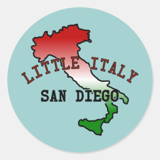 Little Italy San Diego Classic Round Sticker