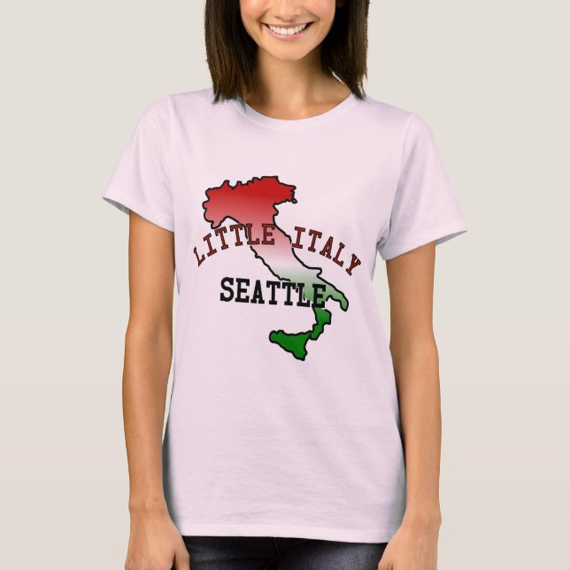 Little Italy Seattle T-Shirt (Front)