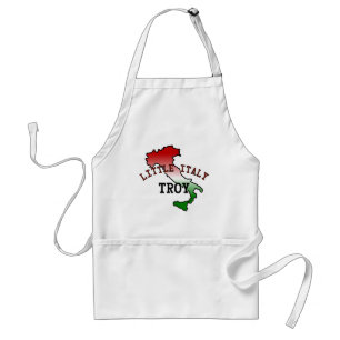 Little Italy Troy New York Adult Apron