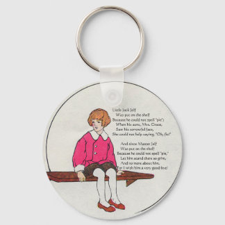 Little Jack Jelf, Mother Goose Nursery Rhyme Keychain