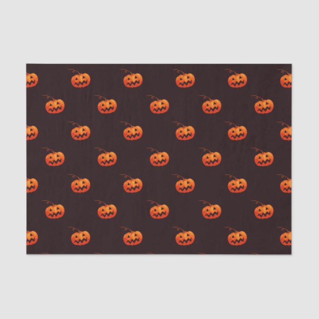 Little Jack O' Lanterns 10lb Tissue Paper, White Tissue Paper (Front)