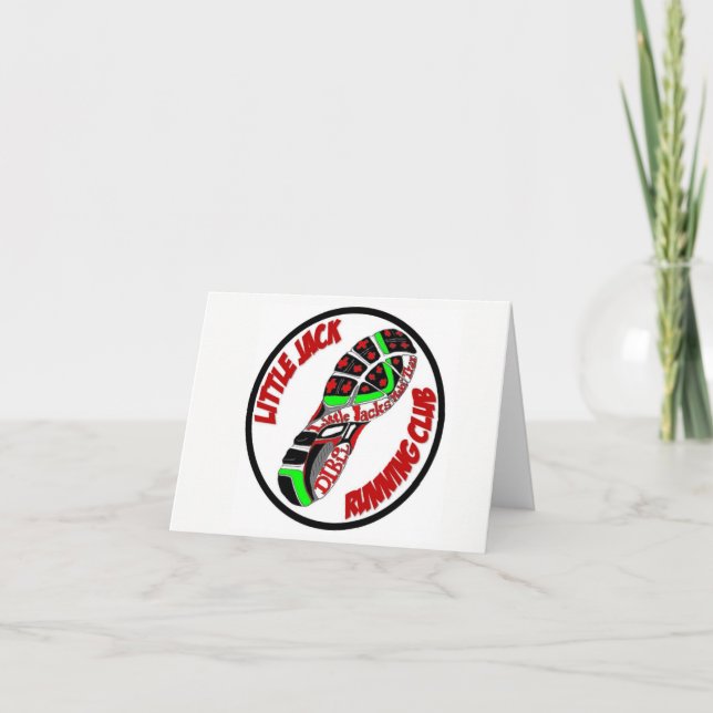 Little Jack Running Club Card (Front)