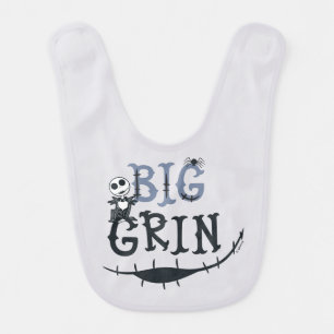 Little Jack Skellington - Big Grin Baby Bib