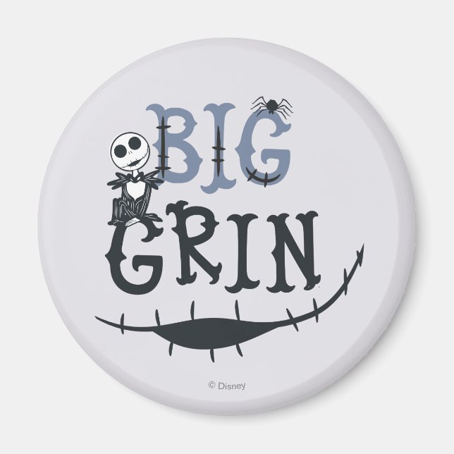 Little Jack Skellington - Big Grin Magnet (Front)