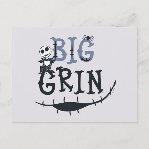 Little Jack Skellington _ Big Grin Postcard