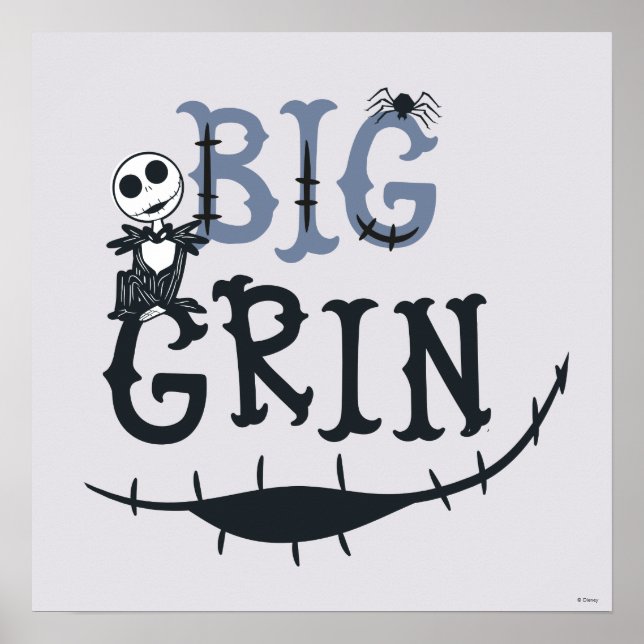 Little Jack Skellington - Big Grin Poster (Front)