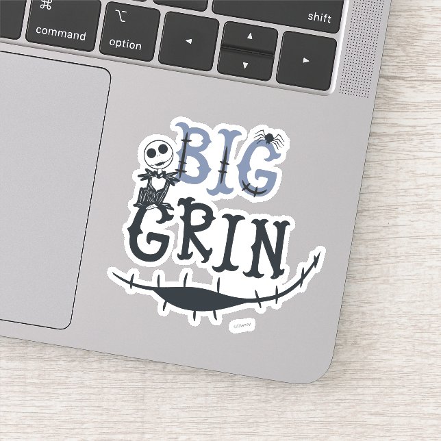 Little Jack Skellington - Big Grin Sticker (Detail)