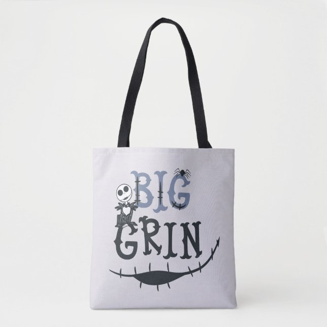 Little Jack Skellington - Big Grin Tote Bag (Front)