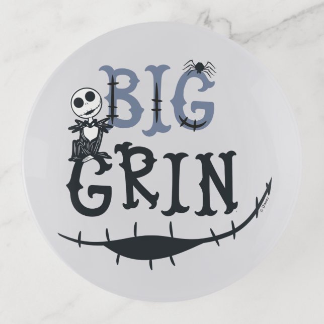 Little Jack Skellington - Big Grin Trinket Tray (Front)
