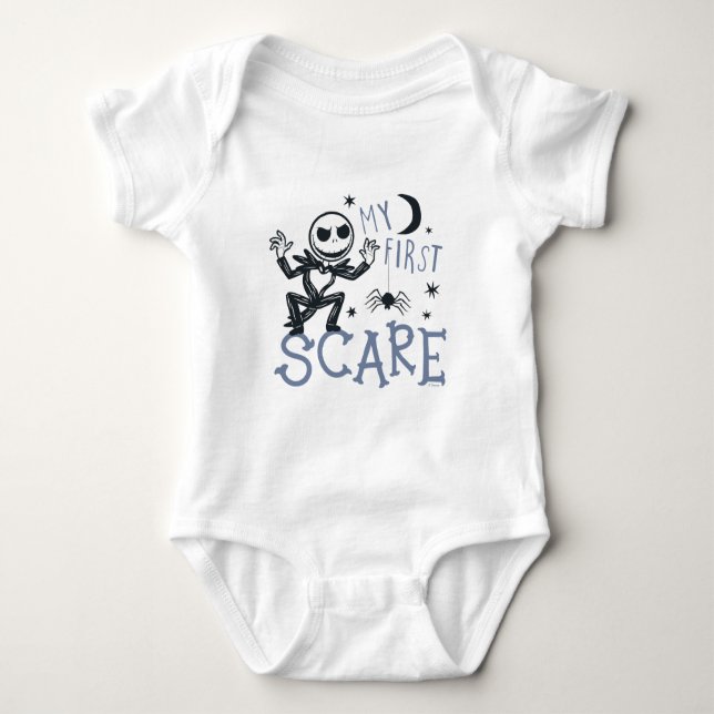 Little Jack Skellington - My First Scare Baby Bodysuit (Front)
