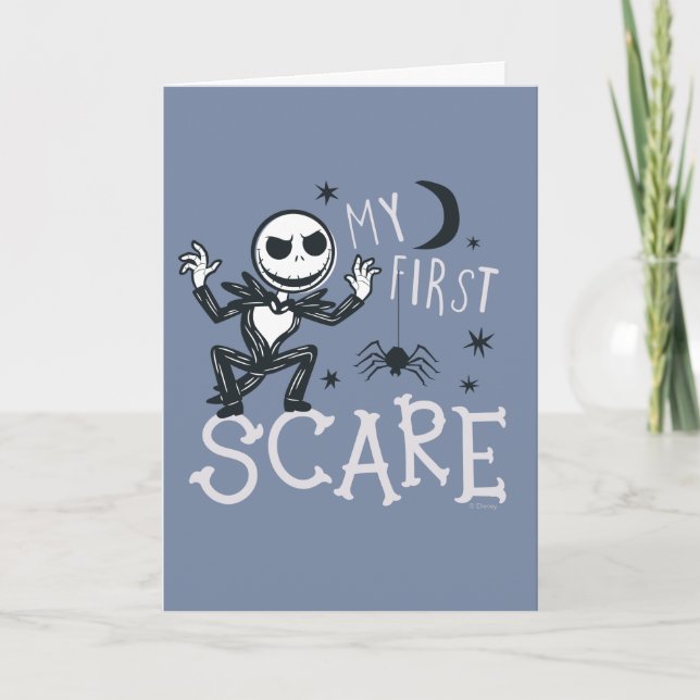 Little Jack Skellington - My First Scare Card (Front)