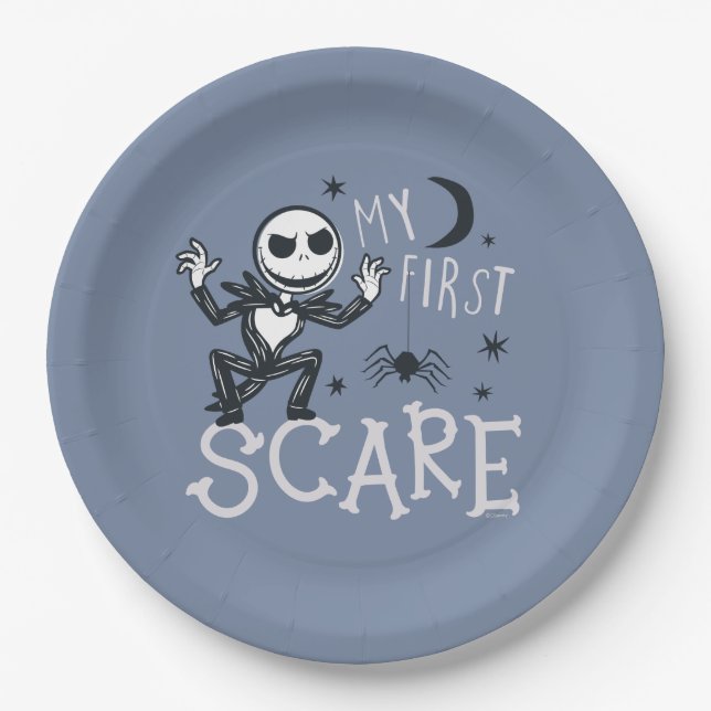 Little Jack Skellington - My First Scare Paper Plates (Front)
