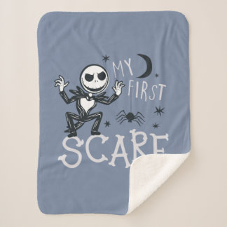 Little Jack Skellington - My First Scare Sherpa Blanket