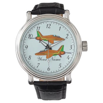 Little Jet Plane Crossover Watch by Rosemariesw at Zazzle
