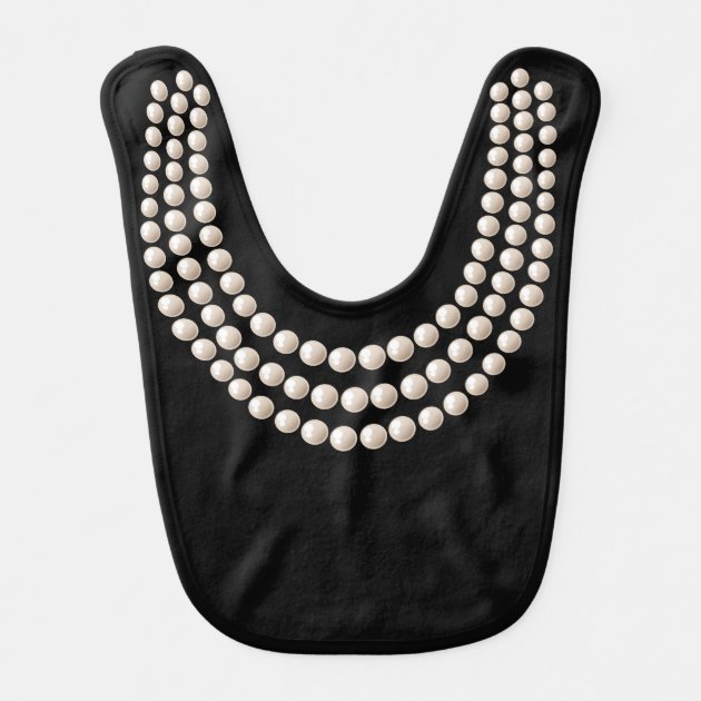 baby bib pearls