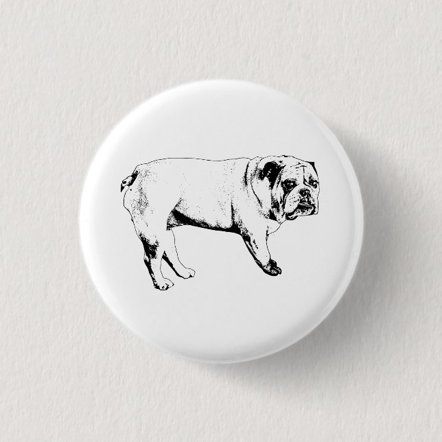Little Joy Bulldog Pin (Front)
