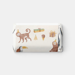Little Jungle Animals Birthday Hershey's Miniatures