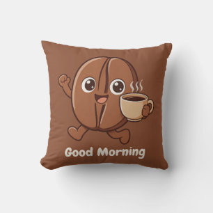Little Kaka – Good Morning  Throw Pillow