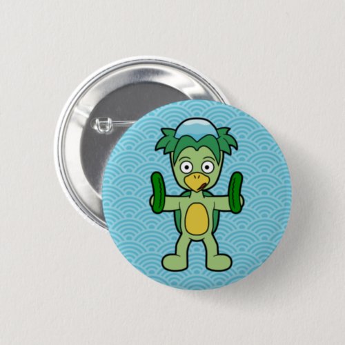 Little Kappa Yokai Button