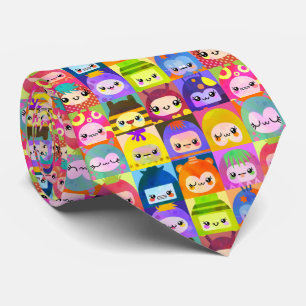 Little Kawaii Monster Community Neck Tie