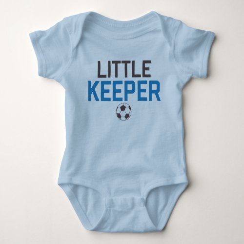 Little Keeper Soccer Baby Bodysuit