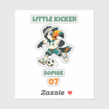 Little Kicker Custom Toucan Football Mascot