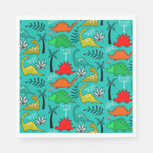 Little Kids Dinosaur Nursery Decor Napkins