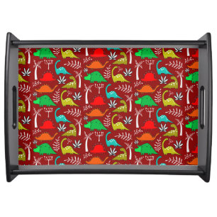 Little Kids Dinosaur Nursery Decor Serving Tray