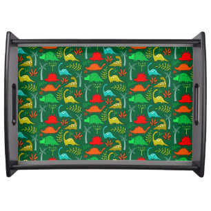 Little Kids Dinosaur Nursery Decor Serving Tray