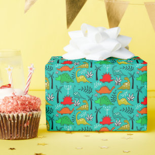 Little Kids Dinosaur Nursery Decor Wrapping Paper