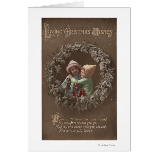 Little Kids Embracing Cards (Front)