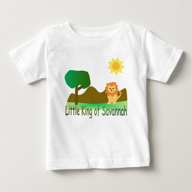 Little King of Savannah Baby T-Shirt (Front)