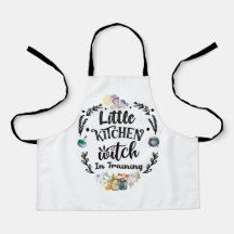 Little Kitchen Witch in Training Apron