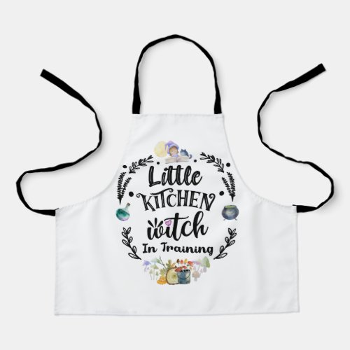Little Kitchen Witch in Training Apron