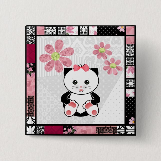 Little kitten button (Front)