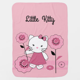 Little kitty baby blanket