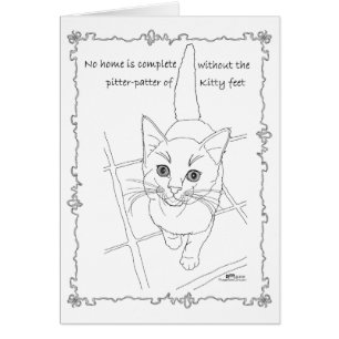 Little Kitty Feet Cards